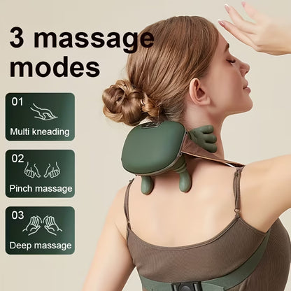 USB Rechargeable Deep Tissue 8-Claw Massager