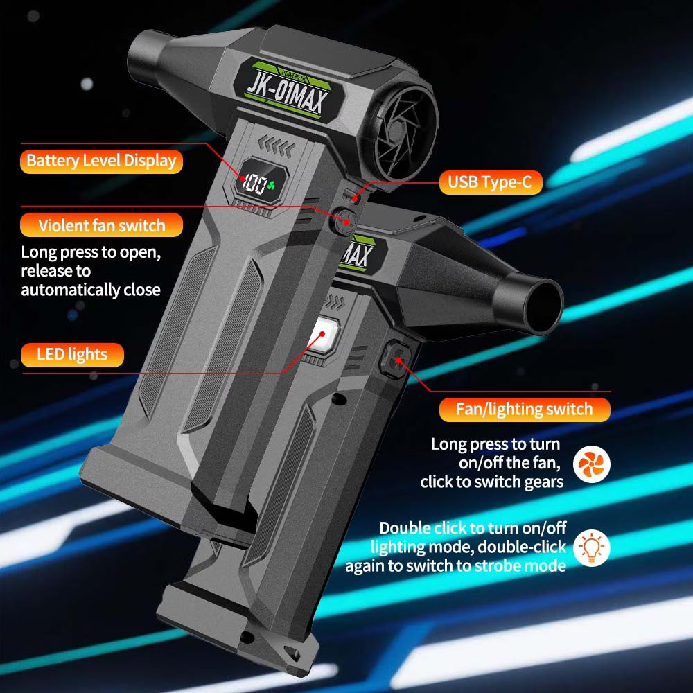 Dual-Purpose High-Speed Brushless Blower